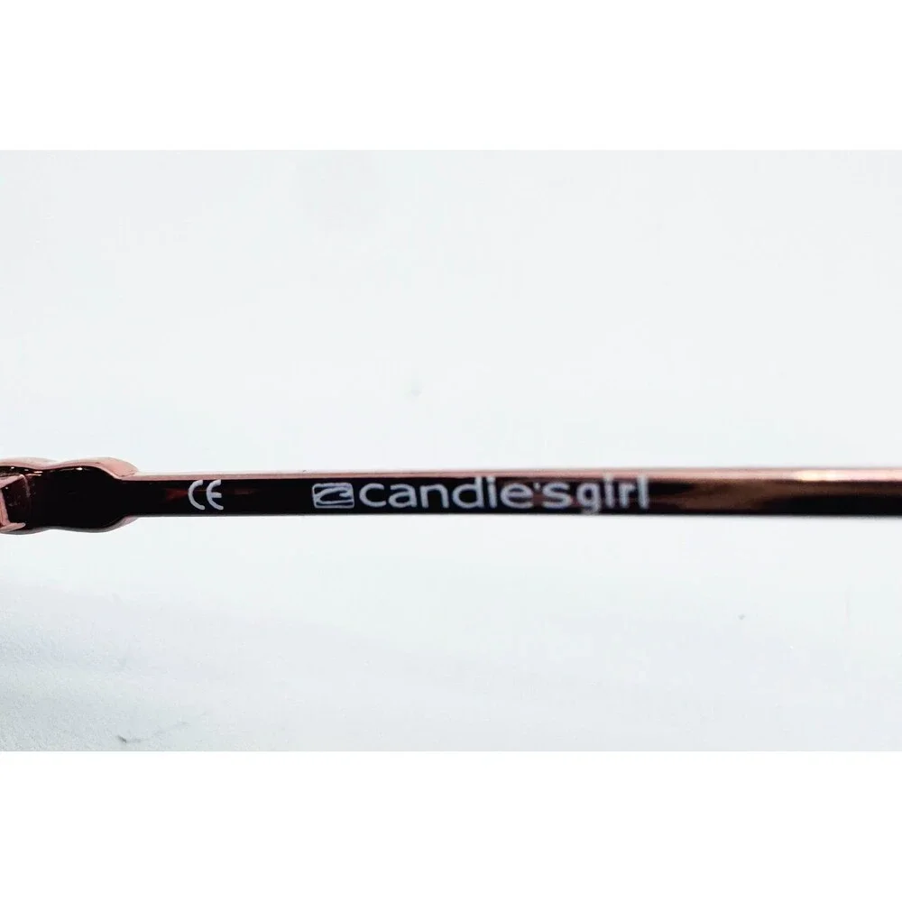 Candie's Eyeglass Frames Girls Rose Gold Oval Metal C TAYLOR RO 44-17-125